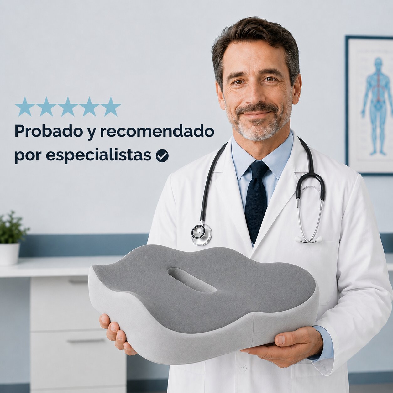 O-Comfort™ - Cojín Ergonómico