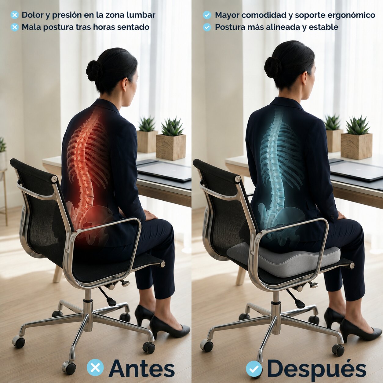 O-Comfort™ - Cojín Ergonómico